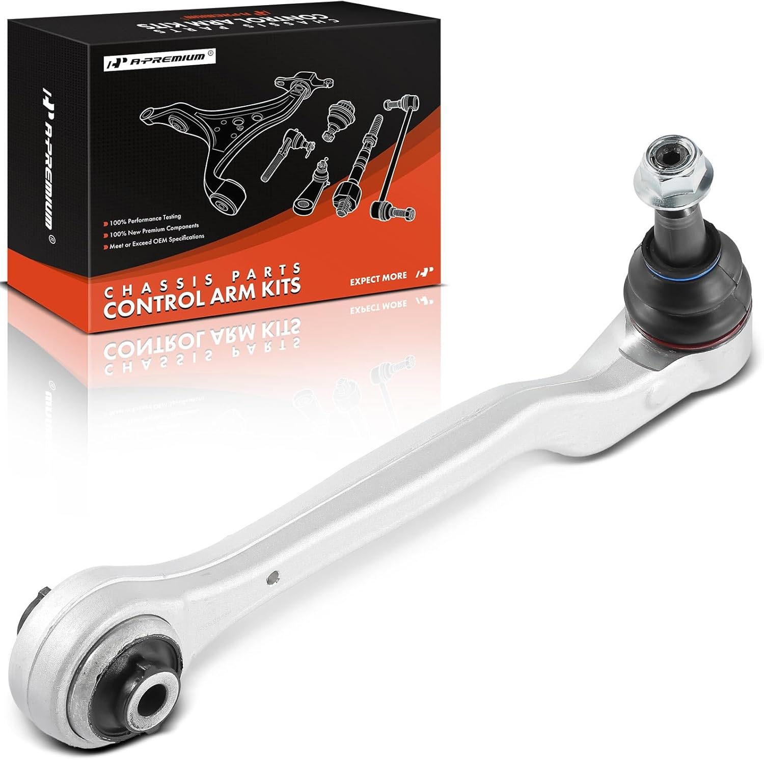 A-Premium Front Right Rearward Lower Control Arm, with Ball Joint & Bushing, Compatible with Cadillac CTS 2014 2015 2016 2017 2018 2019, RWD