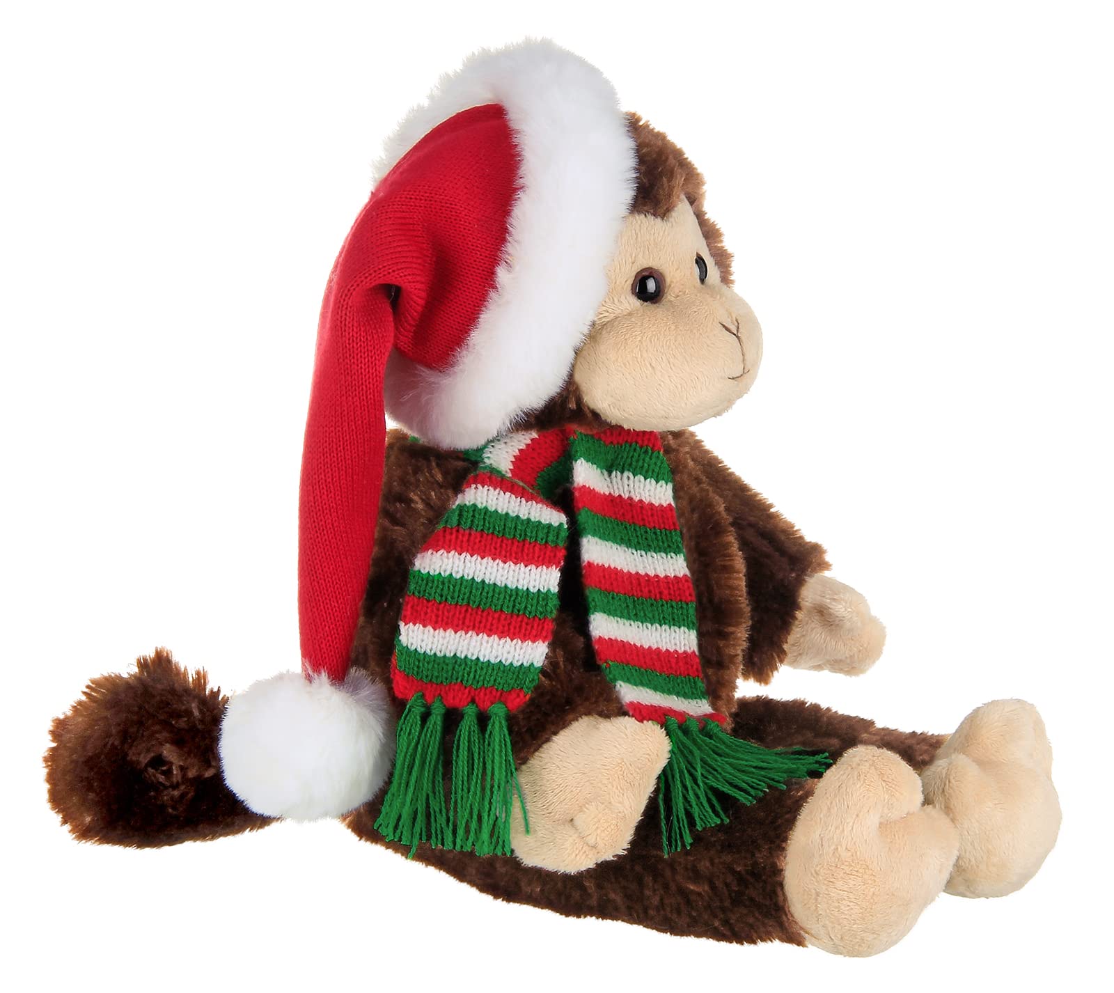 stuffed christmas monkey
