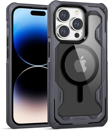 ULTIMAL Funda diseñada para iPhone 14 Pro Max de 6.7 pulgadas, funda militar resistente con diseño deportivo ligero, funda delgada a prueba de