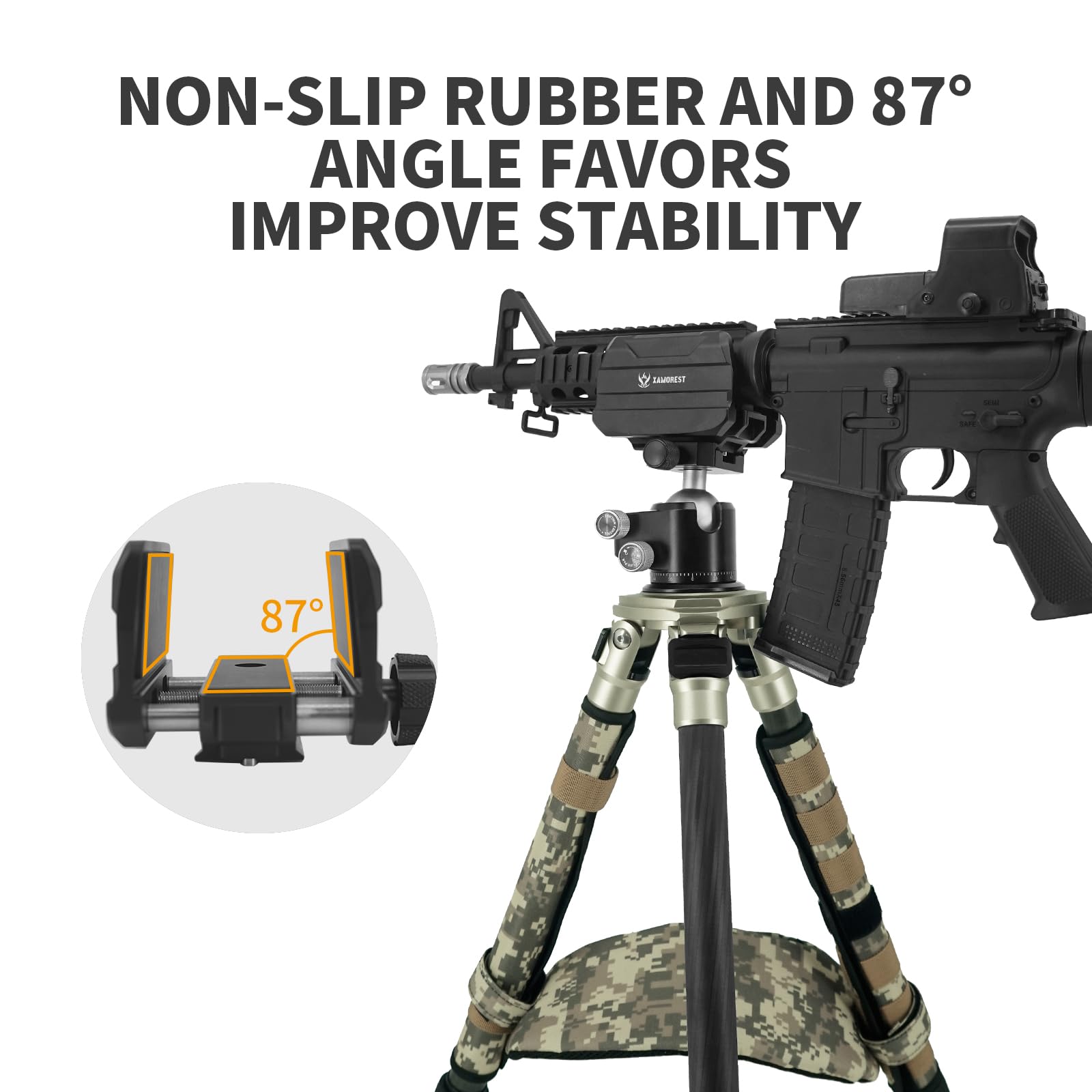 Gun Tripod Hunting Pink Edition Rifle Clamp Tripod Mount Adapter