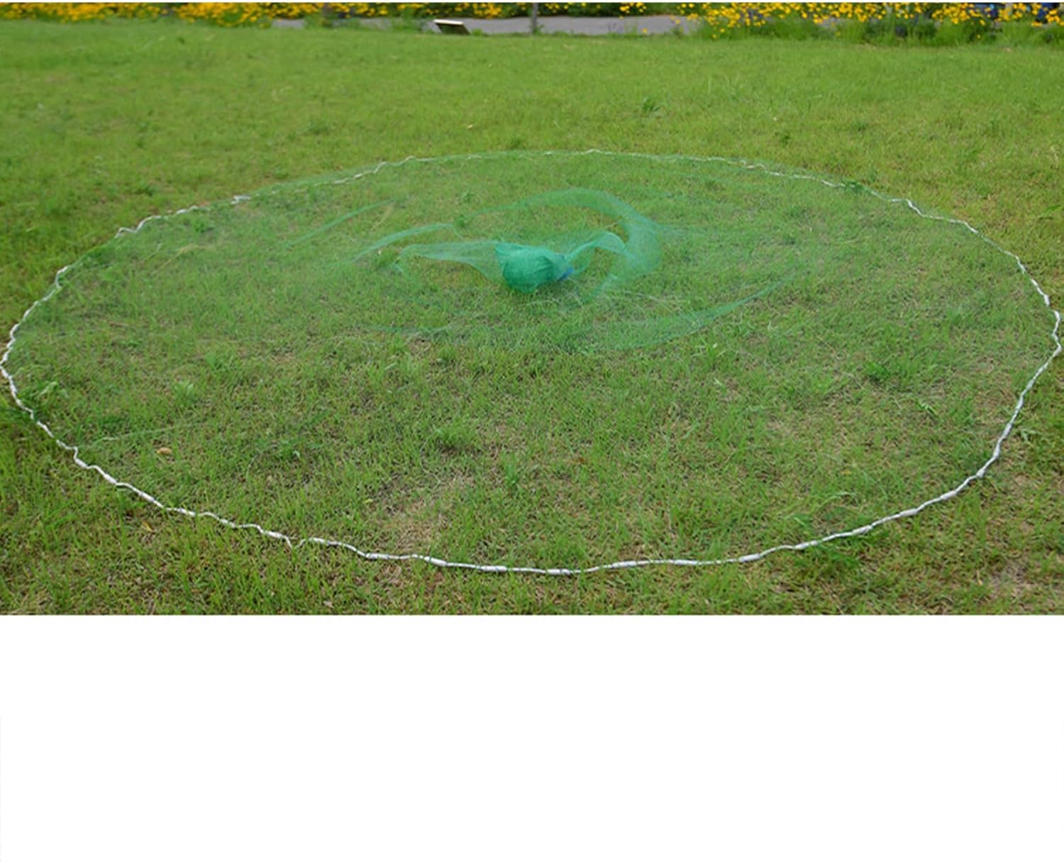 Easy Throw Cast Net for Fishing - Durable Fish Nets for Fishing with Smooth Casting, Perfect for Catching Fish, 8/9/10/12ft Radius