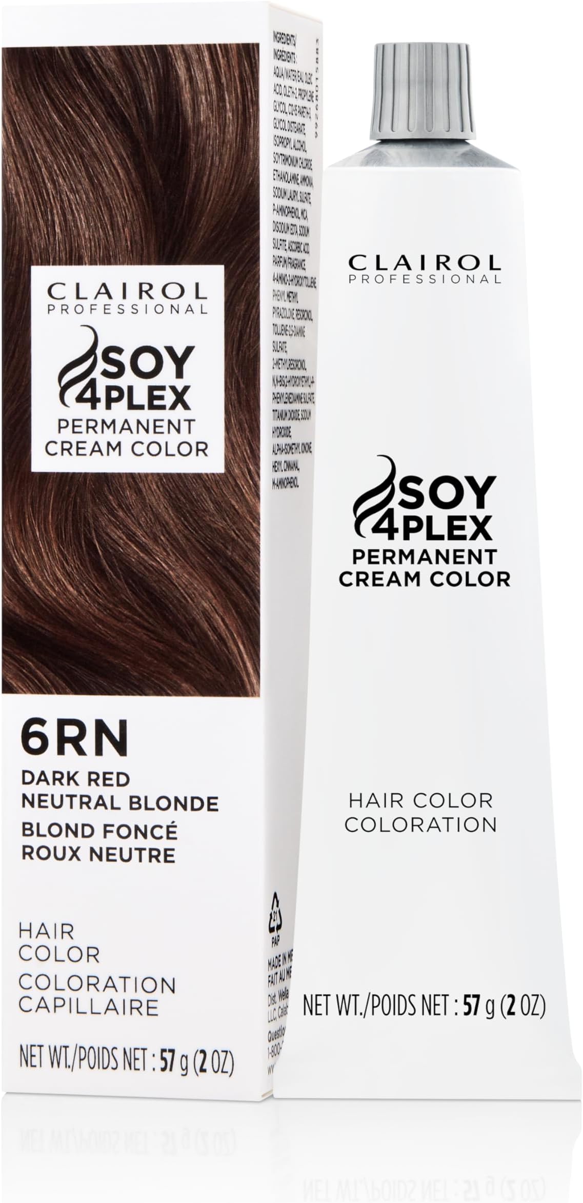 Permanent Cream Hair Color | Blonde, Brown, Black, & Red-Violet Shades for 100% Gray Coverage | Deep Conditioning & Fade Resistant Results