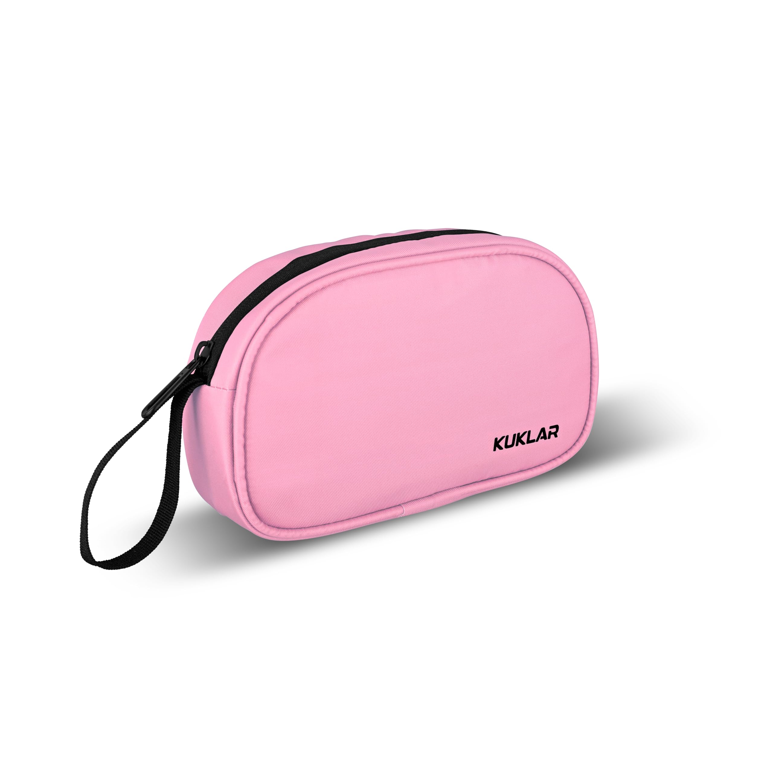 kuklar Premium Travel Pouch Multipurpose Carry Bag for Toiletries Cables Stationery Pencil Pouch and Daily Essentials Lightweight with Zipper for Travel School (Pink)-picture-40