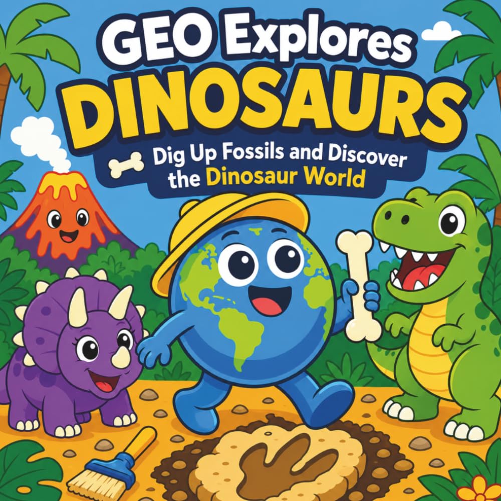 Geo Explores DINOSAURS: Dig Up Fossils and Discover the Dinosaur World, An Adventure Book About Dinosaurs for Kids (Geo Explores Adventure)