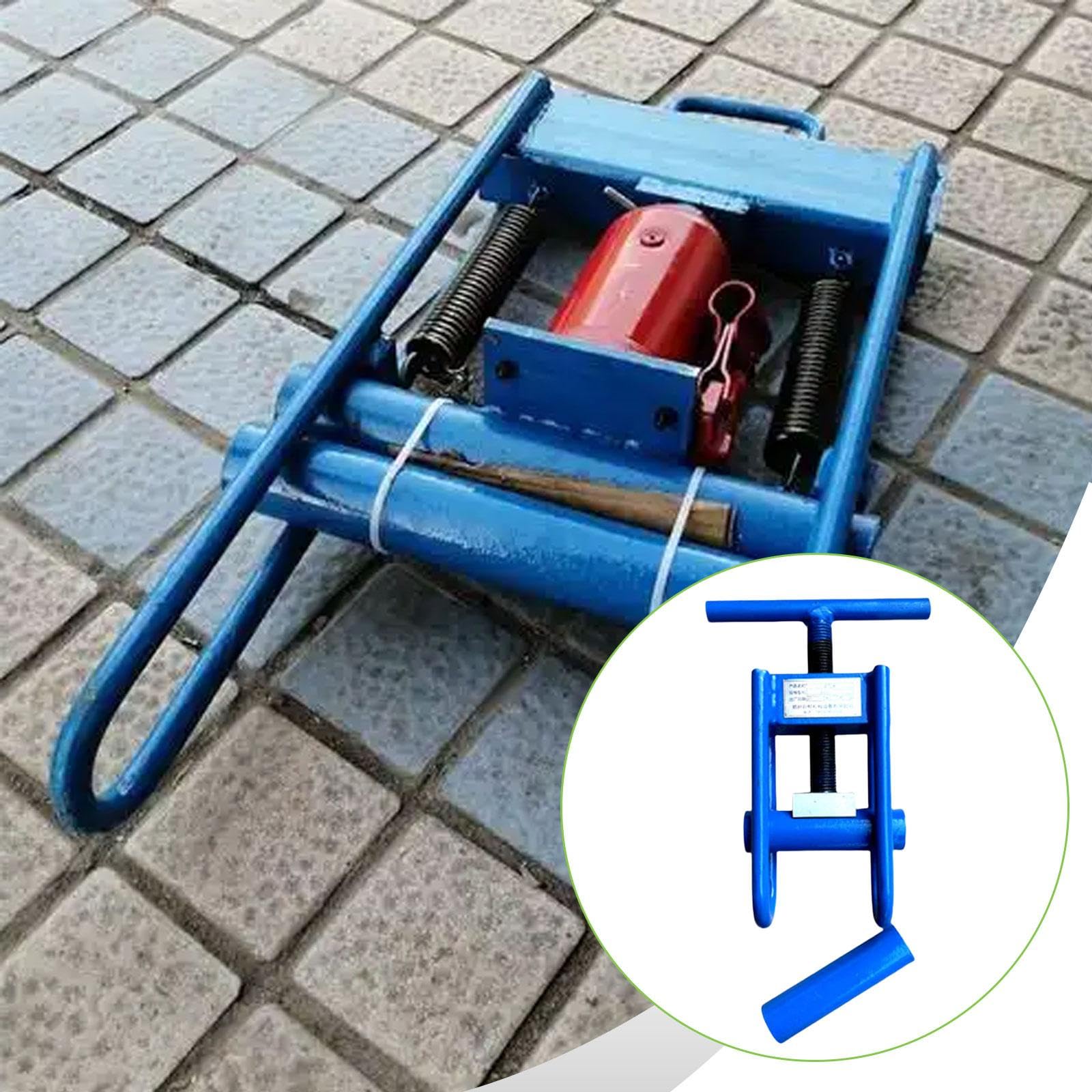 Gas Pipe Off Clamp Herramienta para Cierre Seguro de Tuberías con Función de Bloqueo Pinza de Tubería de Hierro Resistente Accesorio de, para diámetros de 0 a 4 cm