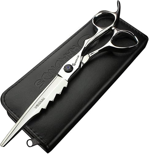 Miniatura 12 de Tijeras de pelo de peluquero, Axemoore profesional corte de pelo tijeras de corte/tijeras set- 6", hechas de acero inoxidable japonés, especialmente