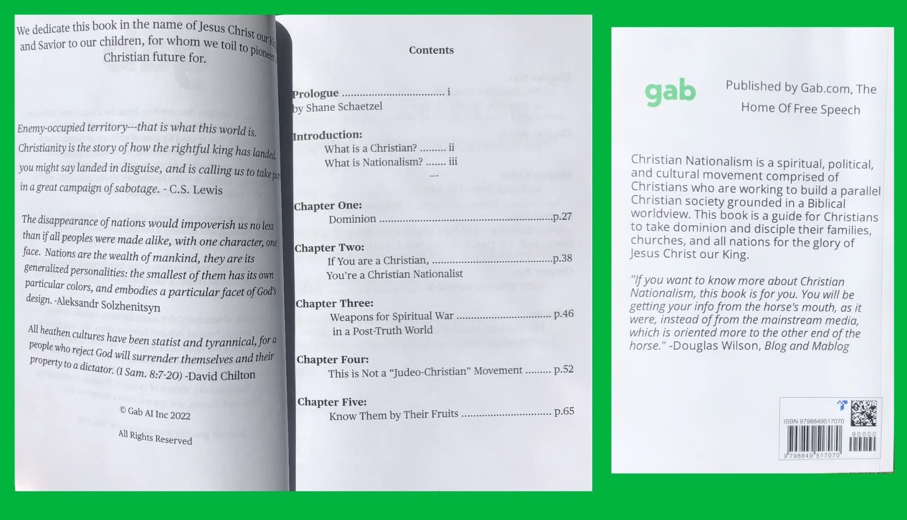 A chronicle reminder of America's forgotten wisdom