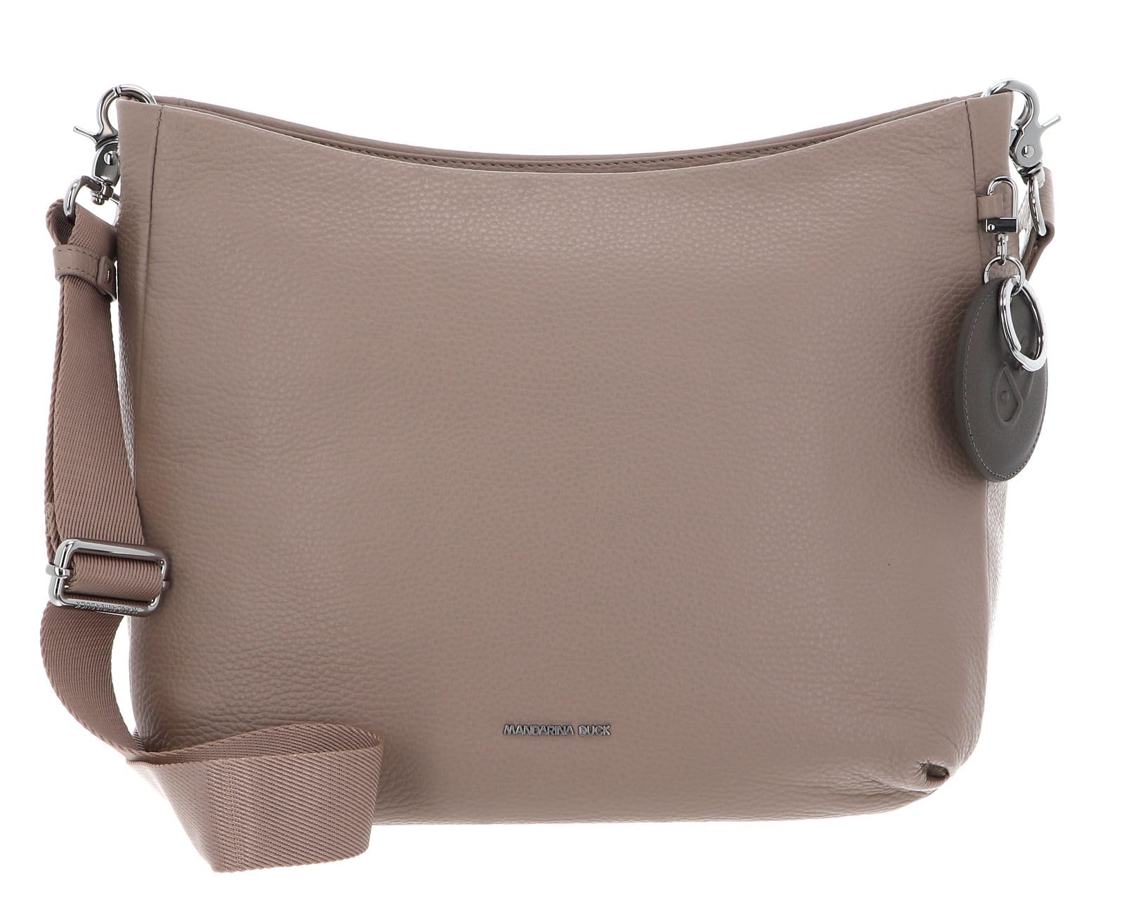 Mandarina Duck Mellow Leather, Women's Crossover, Warm Taupe, Taglia Unica