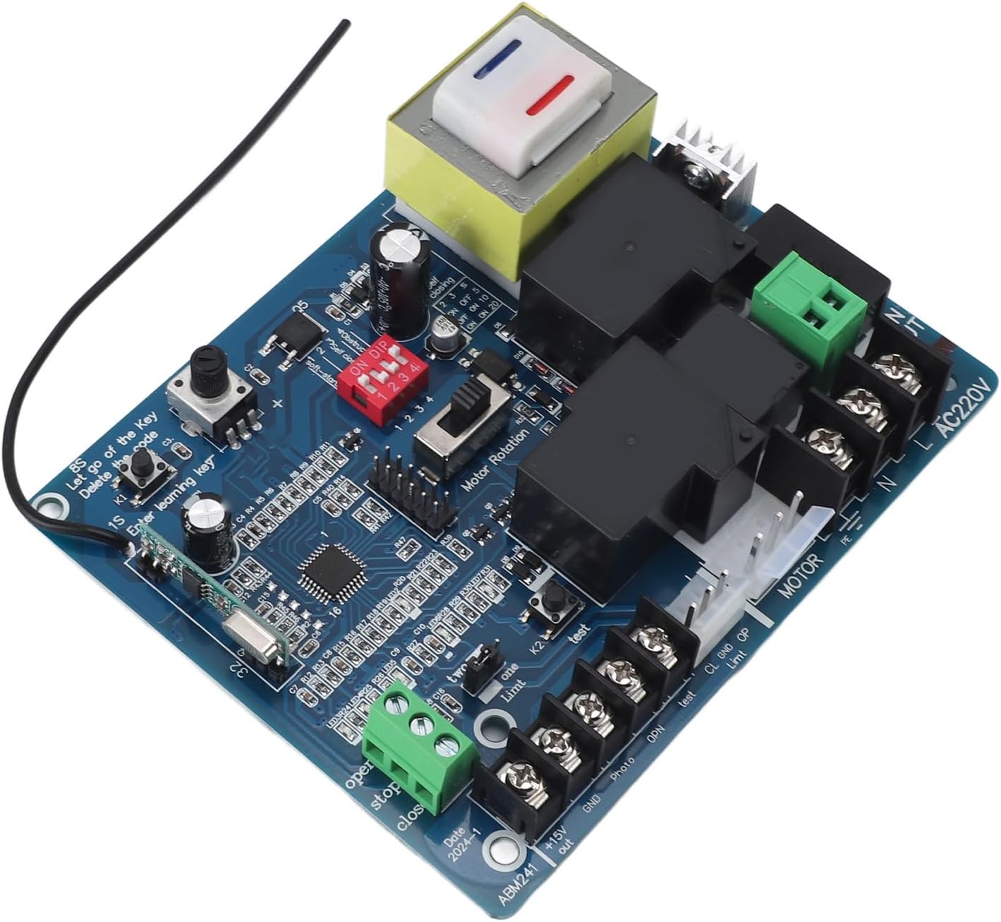 Sliding Gate Opener Control Board Remote Controllers for Schools Workplaces (220V)