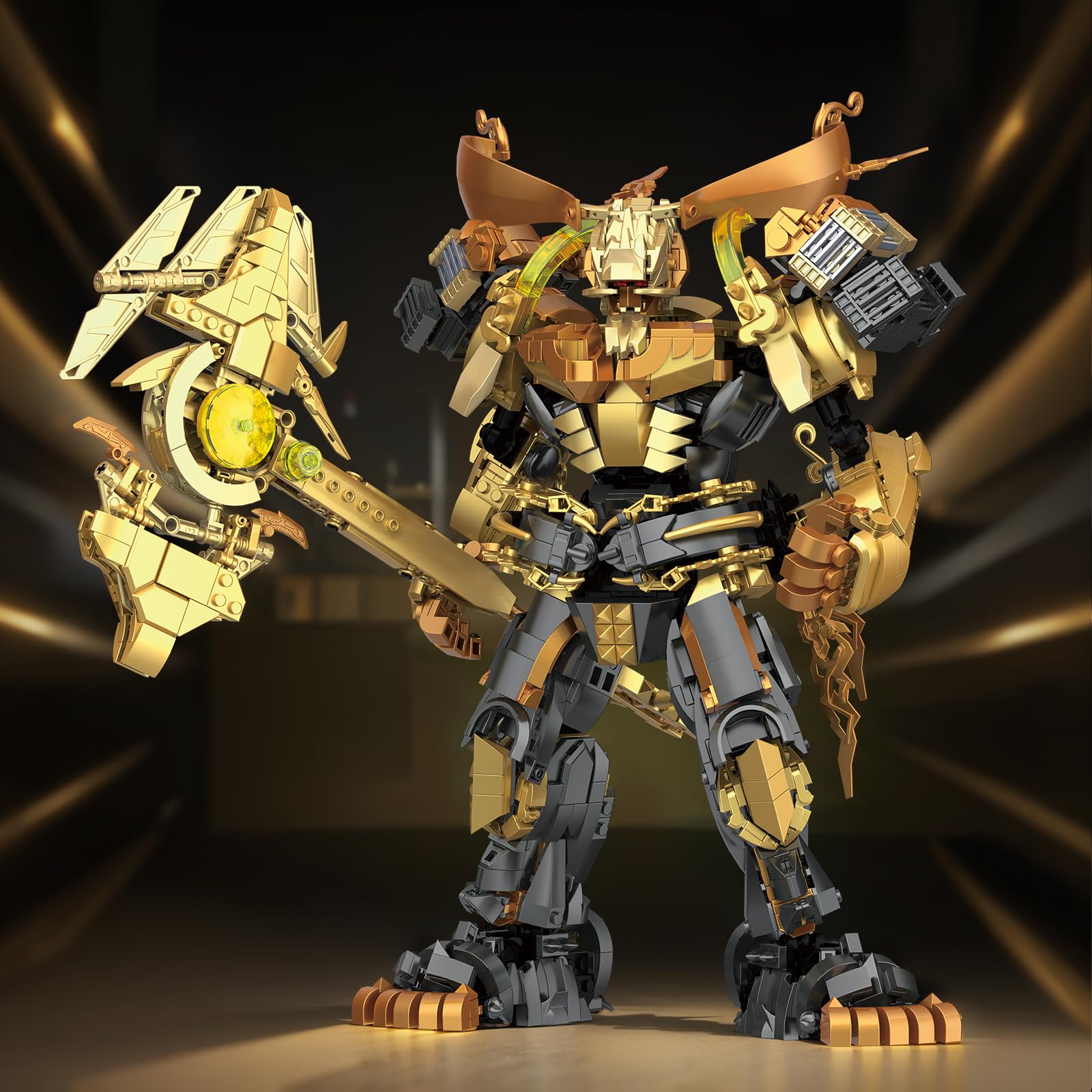 JMBricklayer 70161 Mech Robot Building Sets for Adults Cool Hero Armed Mecha Movable Joints Display Model Toy - Image 2