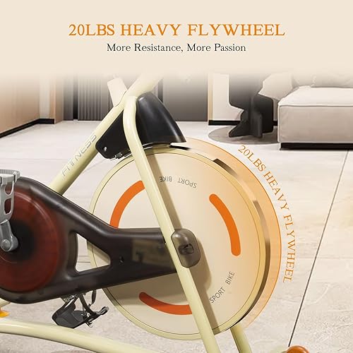 Miniatura 3 de Bicicleta estática para interiores, bicicleta estática para interiores, resistencia magnética, correa de transmisión de correa deportiva, bicicleta