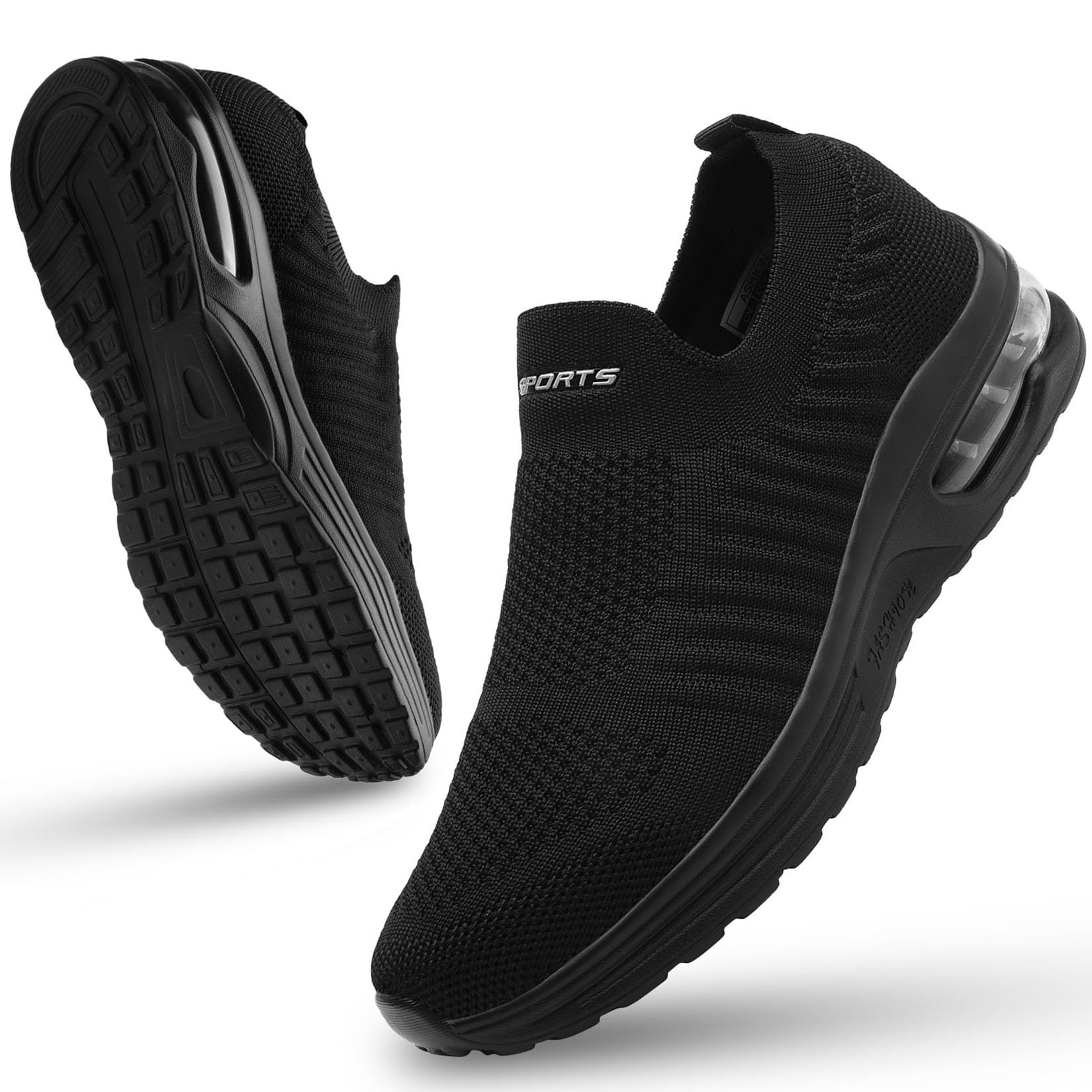 Littleplum Damen Slip On Sneakers Leicht Turnschuhe Bequem Atmungsaktiv Mesh Arch Support Damen Sportschuhe