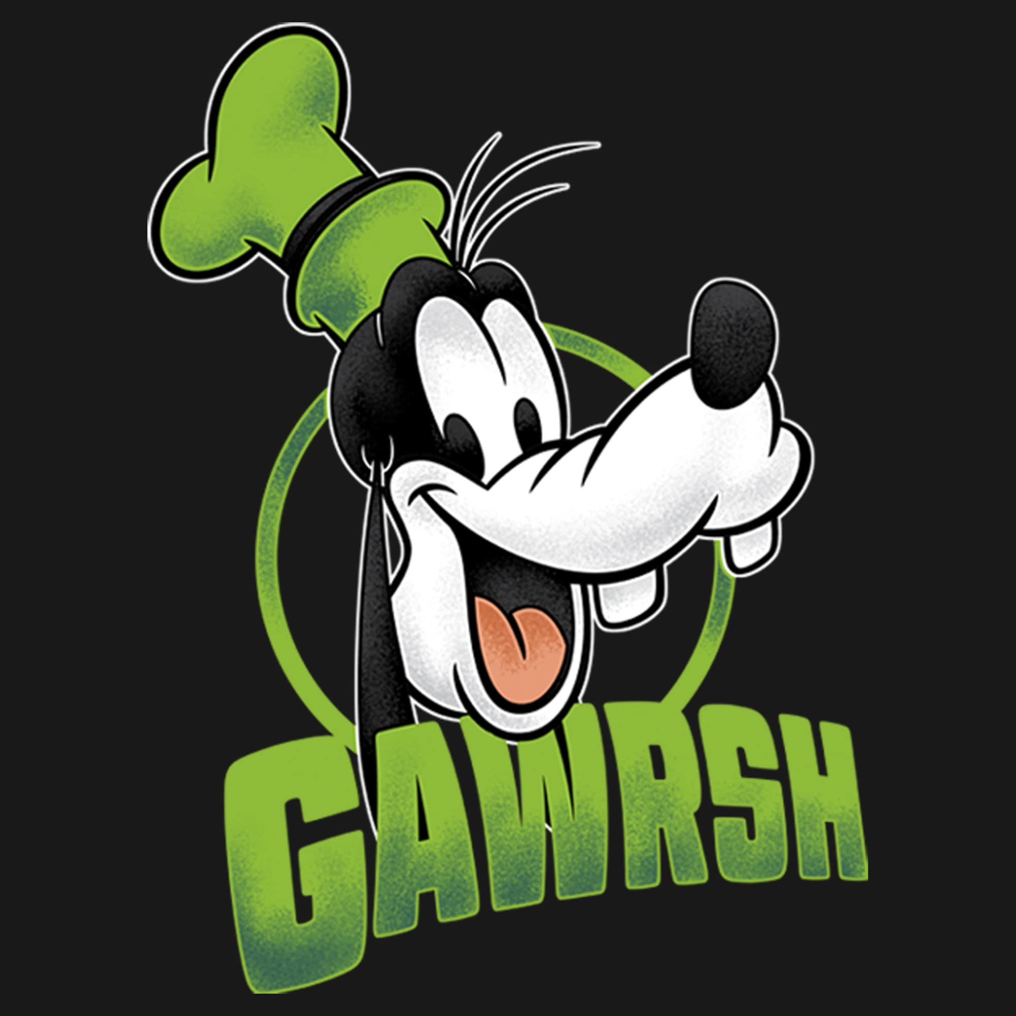 Disney Characters Gawrsh Goofy Girl's Solid Crew Tee