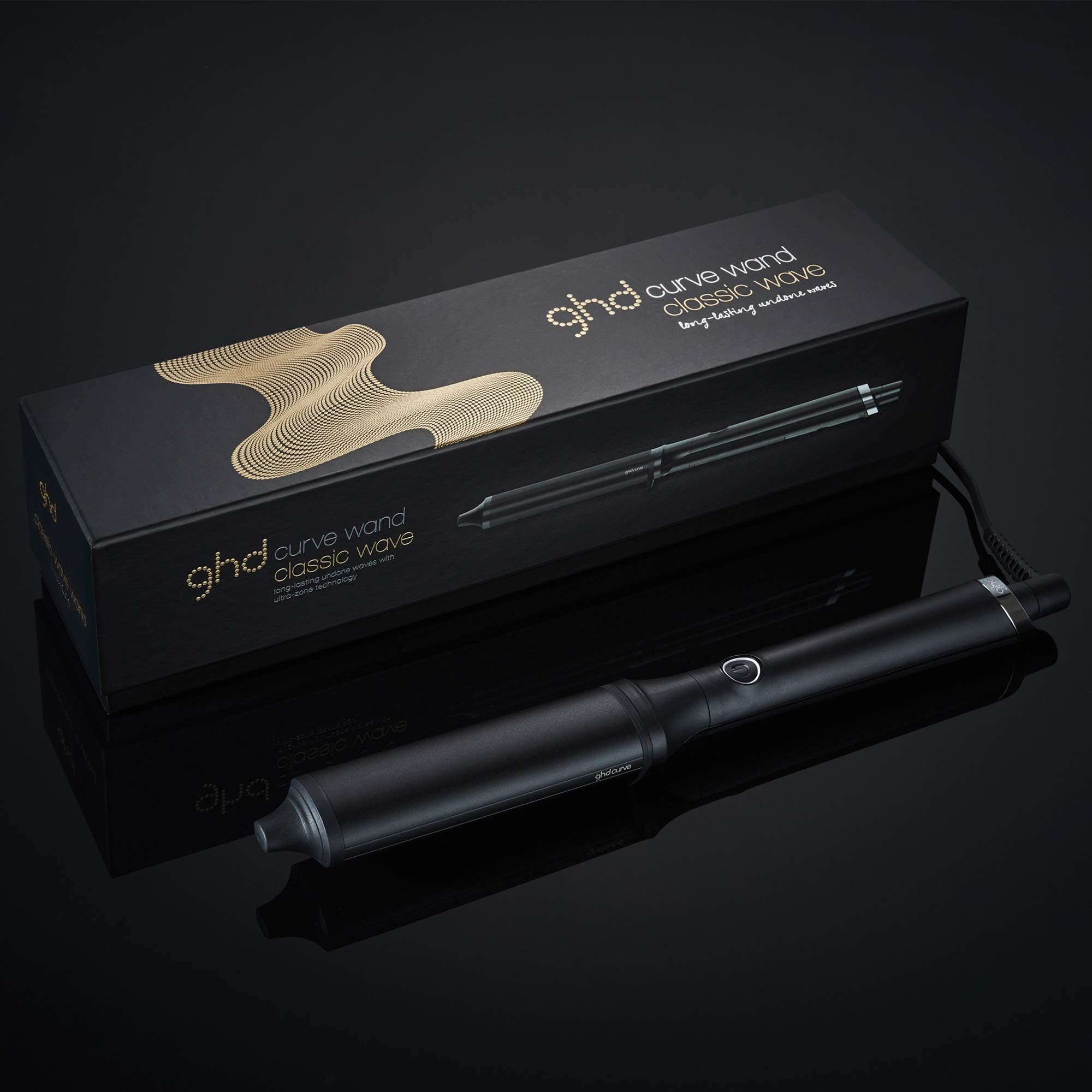 ghd curve classic wave - Rizador ovalado para ondas suaves, Tecnología ultra-zone