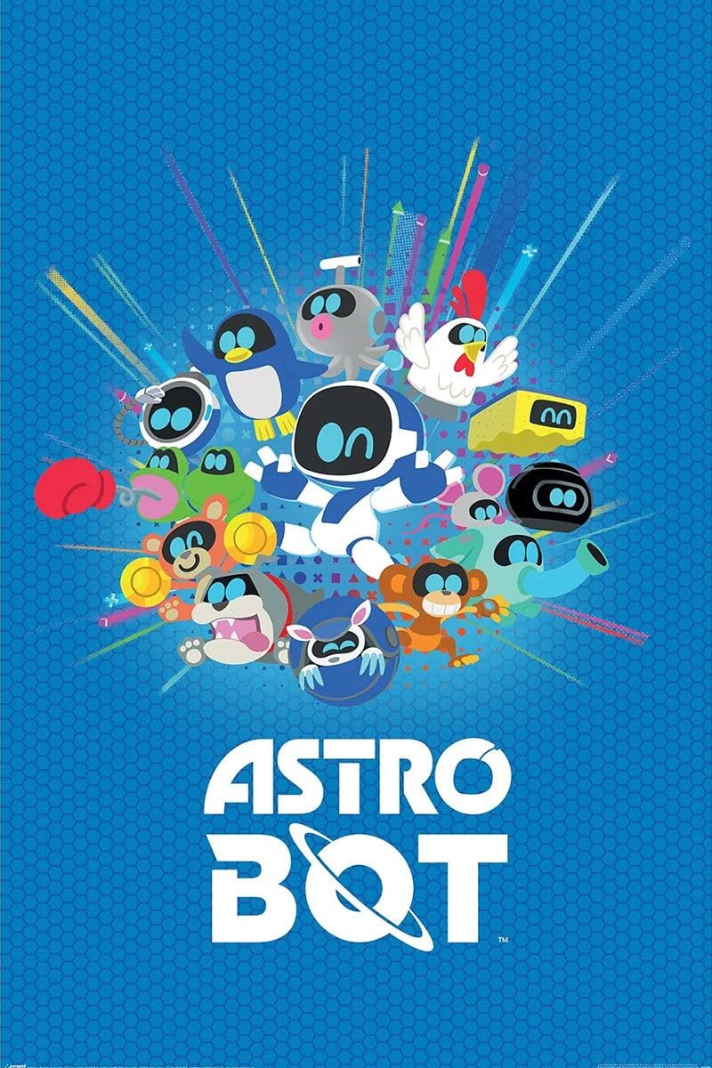 Playstation Astro Bot (Friends) Maxi Poster - Laminated