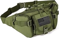Vista 15 de ArcEnCiel resistente al agua Táctico Cinturón de cadera Cintura Pack Bolsa Fanny Militar Packs Bolsa para senderismo escalada al aire libre Bumbag