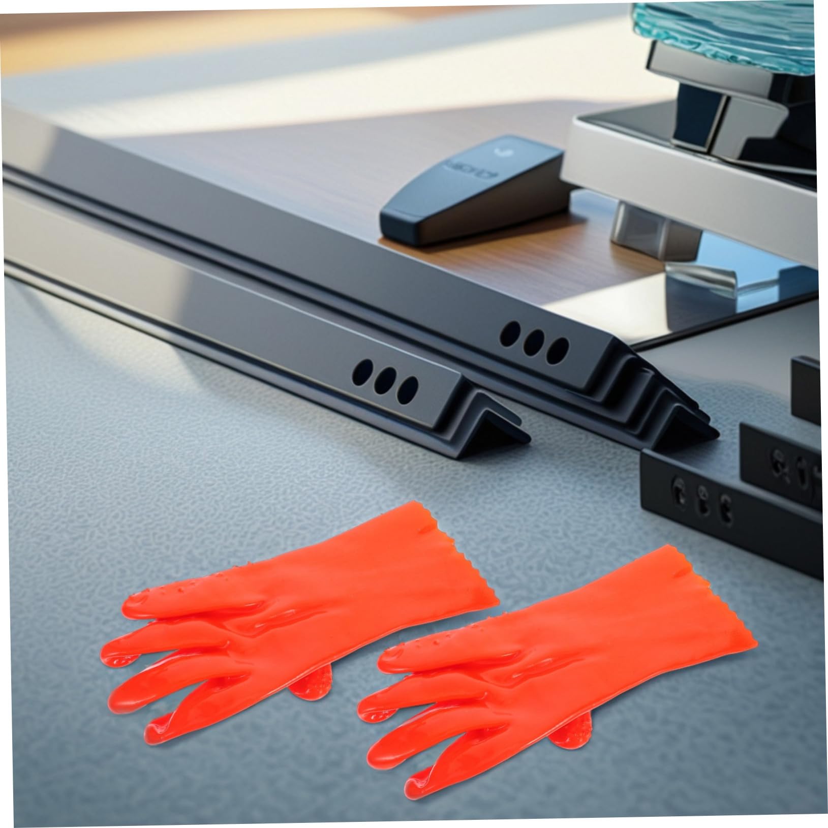 6 Paare PVC Handschuhe für Männer und Frauen Wasserdichte Arbeitshandschuhe für Gartenarbeit Sanitär und Rutschfeste und Langlebige Handschuhe für Winter und Outdoor Einsätze
