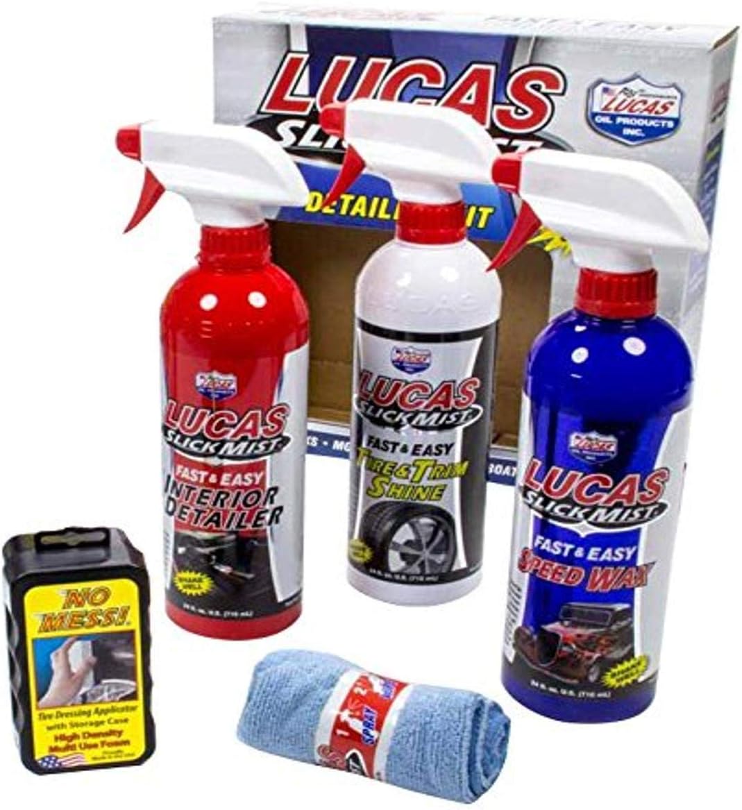 Lucas Oil 10558-4PK Detailing Kit Case (Slick Mist, 4 Kits), 1 Pack