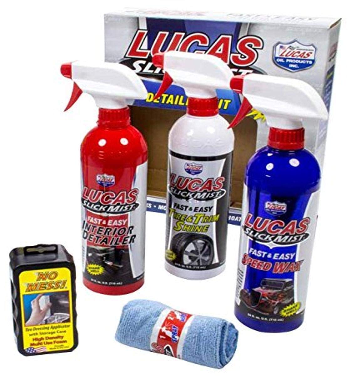 Lucas Oil 10558-4PK Detailing Kit Case (Slick Mist, 4 Kits), 1 Pack
