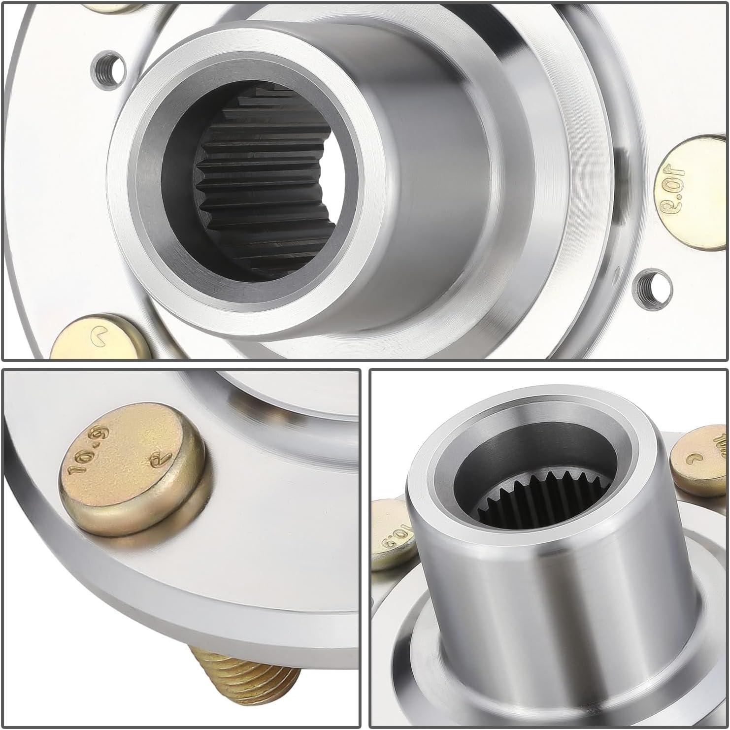 DNA MOTORING Front Wheel Hub Compatible with 13-18 Acura ILX / 04-08 TL, TSX / 03-07 Accord / 06-15 Civic SI / 07-10 Element SC, OEM-WHA-0218