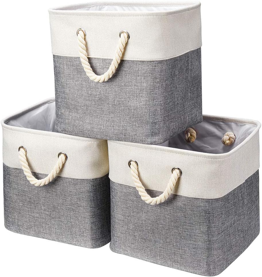 Foldable cube Storage Basket