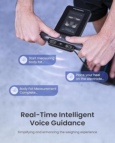 Miniatura 6 de RENPHO Báscula inteligente para peso corporal, báscula de composición corporal de 8 electrodos con IMC, grasa corporal, masa muscular, báscula de