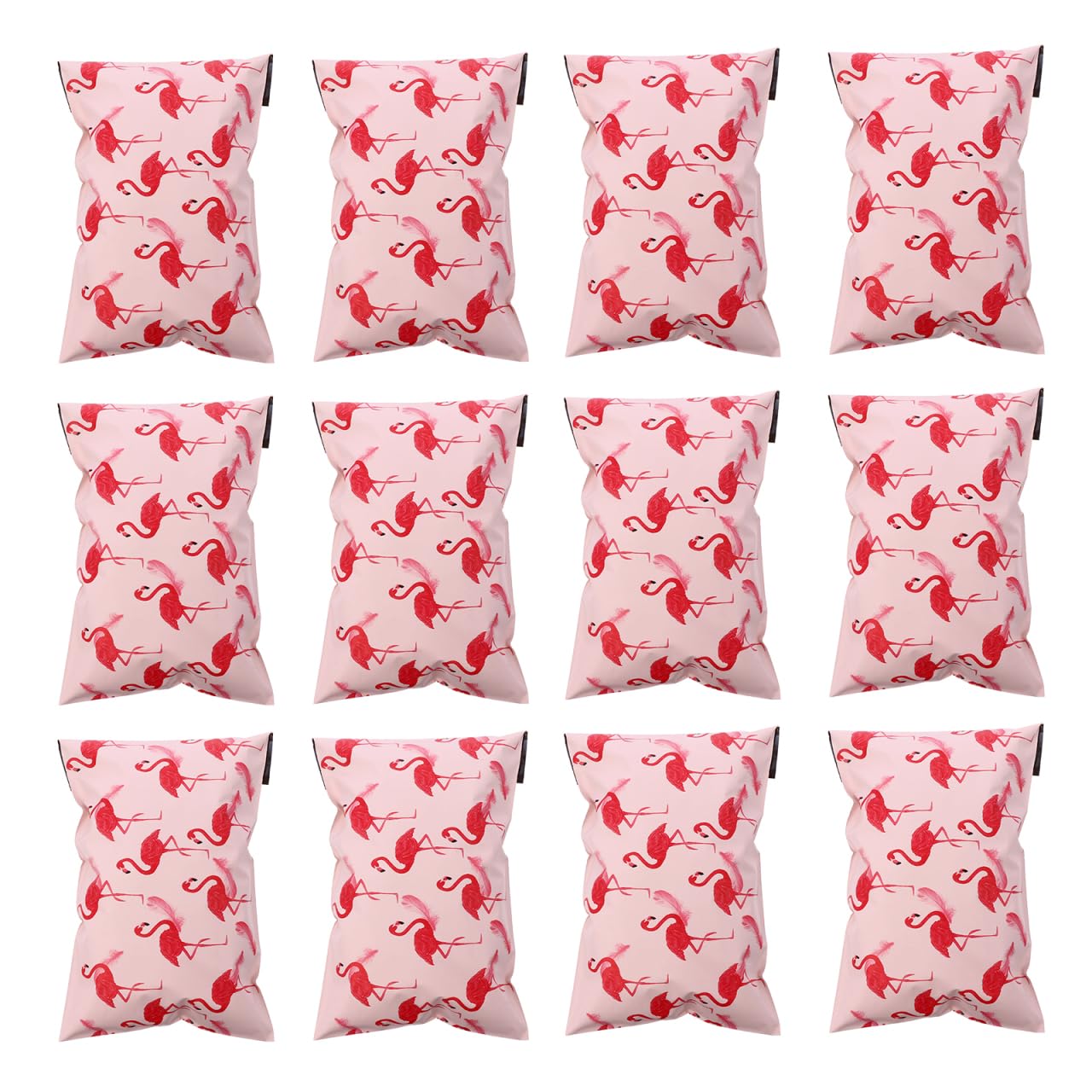 Healeved 50 Sacs D'Expédition Imperméables Avec Fermeture Auto-Adhésive Motif Flamant Rose 10 Mm Pour Emballage Commercial Et Livraison Sécurisée