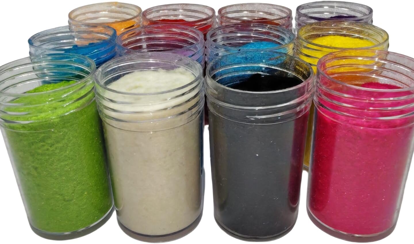 Flocking Powder Nylon Fiber Velvet, 12 Colors for Craft Nail Art | Soft fuzzy velvet texture,candy manicure glitter shine,DIY nail art&crafts,Christmas Festive Decorations,Taba squishy scenery