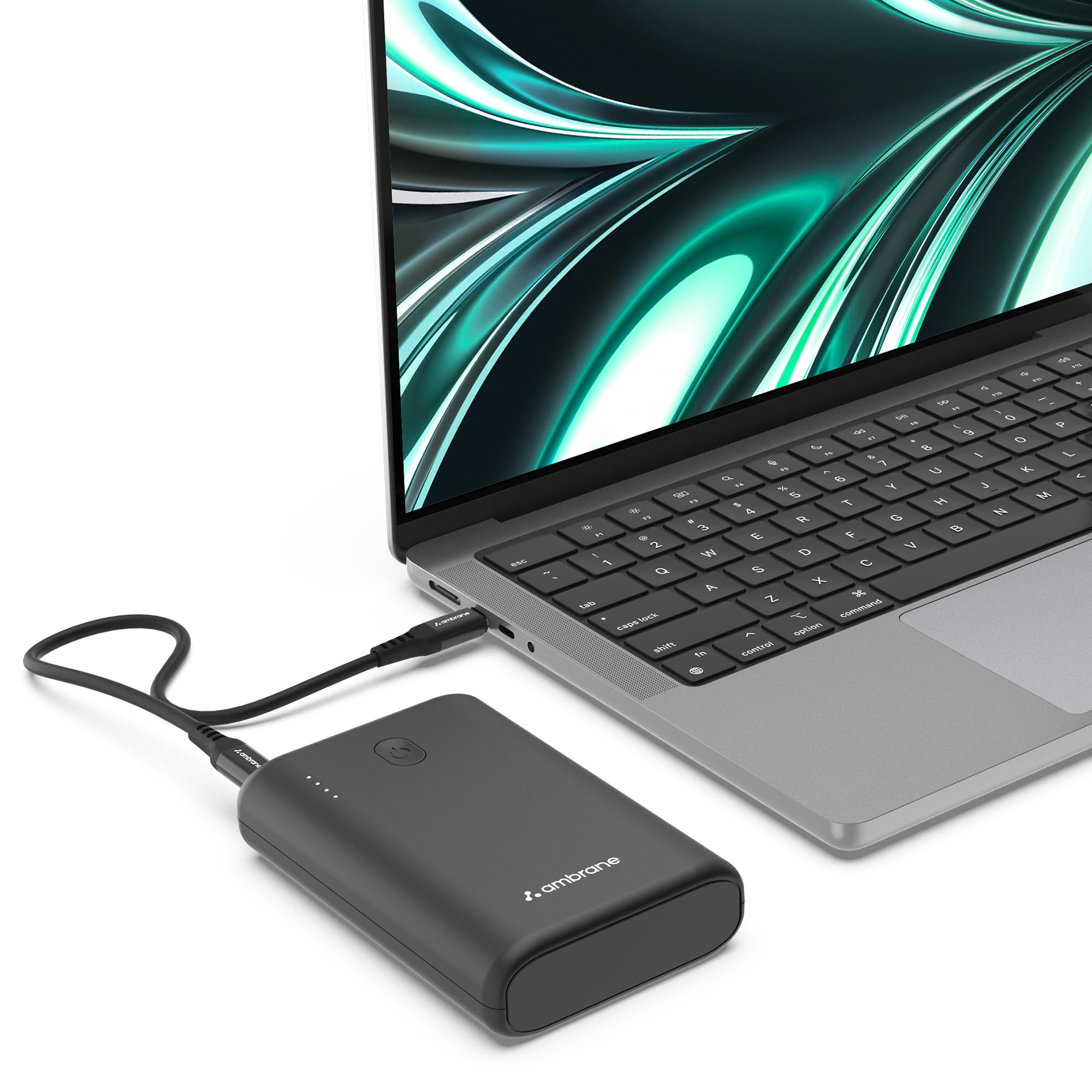 Ambrane 45W Fast Charging Powerbank Emergency use for MacBook & Type C Laptops, 15000mAh, 1 USB & 2 Type C, Power Delivery, Quick Charge for iPhone, Android & Other Devices, (Powerlit 45, Black) (B0CY56TQM3) Amazon Price History, Amazon Price Tracker