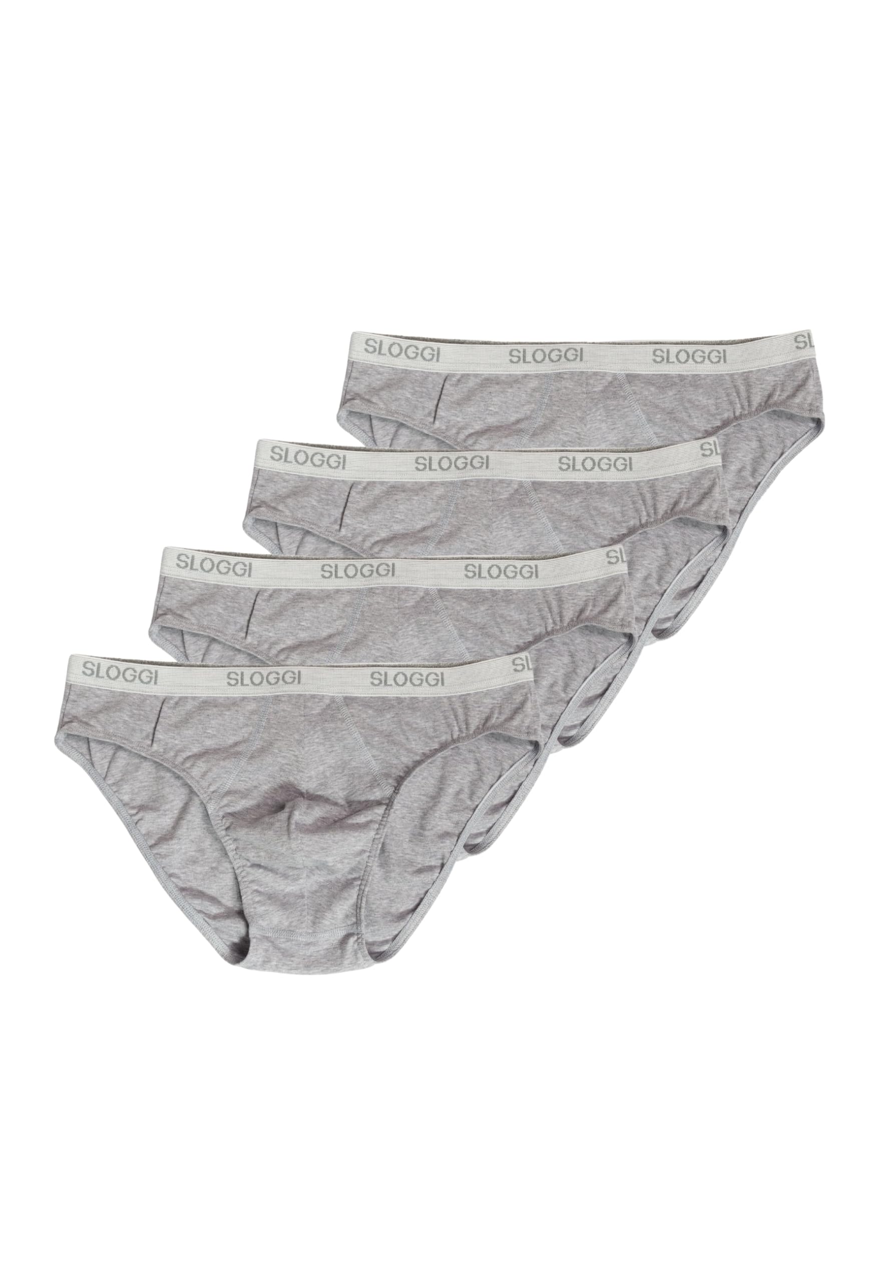 Sloggi 4 Pezzi Slip Bassi Uomo Men Basic Mini