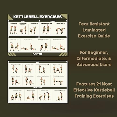 Miniatura 6 de Polyfit Saco de arena con pesas rusas para fitness, bolsas de arena ajustables para entrenamiento con pesas rusas - 30 libras  45 libras