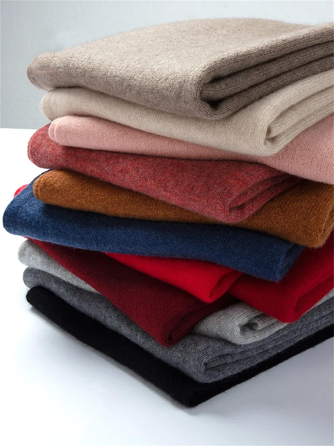 Bufanda de cachemira para mujer, estolas de otoño e invierno, unisex, chal, bufanda de punto de cachemira para mujer