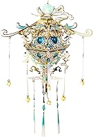 Vista 10 de MU Rompecabezas 3D para adultos, kits de modelos de metal, kits de construcción de flores chinas, bolsita perfumada B, ensamblaje en miniatura