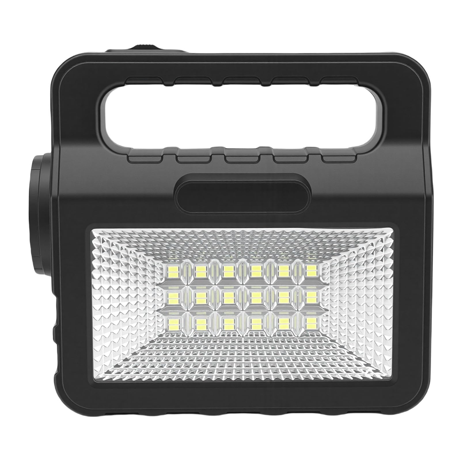 Tragbarer Solarstromgenerator, 6000-mAh-Solarladegerät-Kraftwerk, Tragbarer Solargenerator mit LED-Leuchten und Solarpanel für die Notfallunterstützung auf Dem Campingplatz