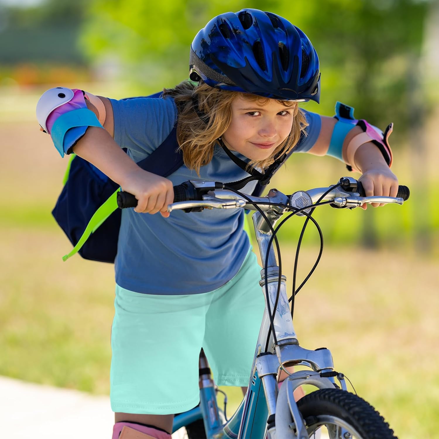 Boyiee 8 Pack Girls Toddlers Bike Shorts Knee Length Shorts Gymnastics Yoga Shorts Safety Active Under Dress Shorts - Image 6