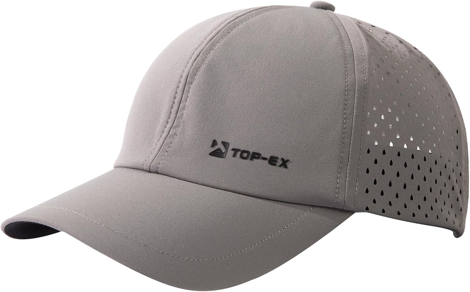 TOP-EX Oversized XL XXL Unstructured Running Breathable Mesh Quick Dry Waterproof Cooling Sweatband Baseball Caps Mens