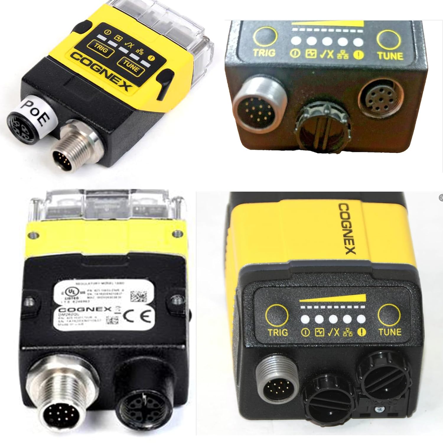 Power IO Cable M12 A-Coded 12 Pin Female Right Angle to Flying Lead for Cognex Data Man 260 280 300 360 380 370 470 580 in Sight 7000 2800 9000 3800 Sensor Reader 8m