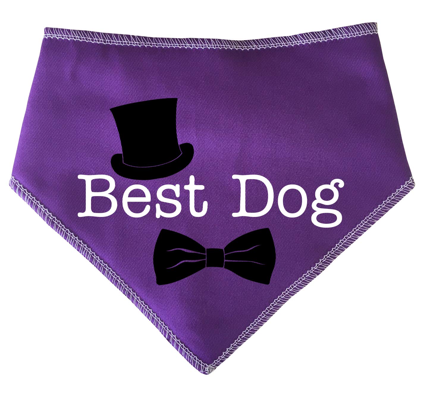 Spoilt Rotten Pets Best Dog Purple Dog Bandana - Wedding Groom & Best Man Suit For Dogs (S3 Medium Dogs, Labs, Staffies & Springers)