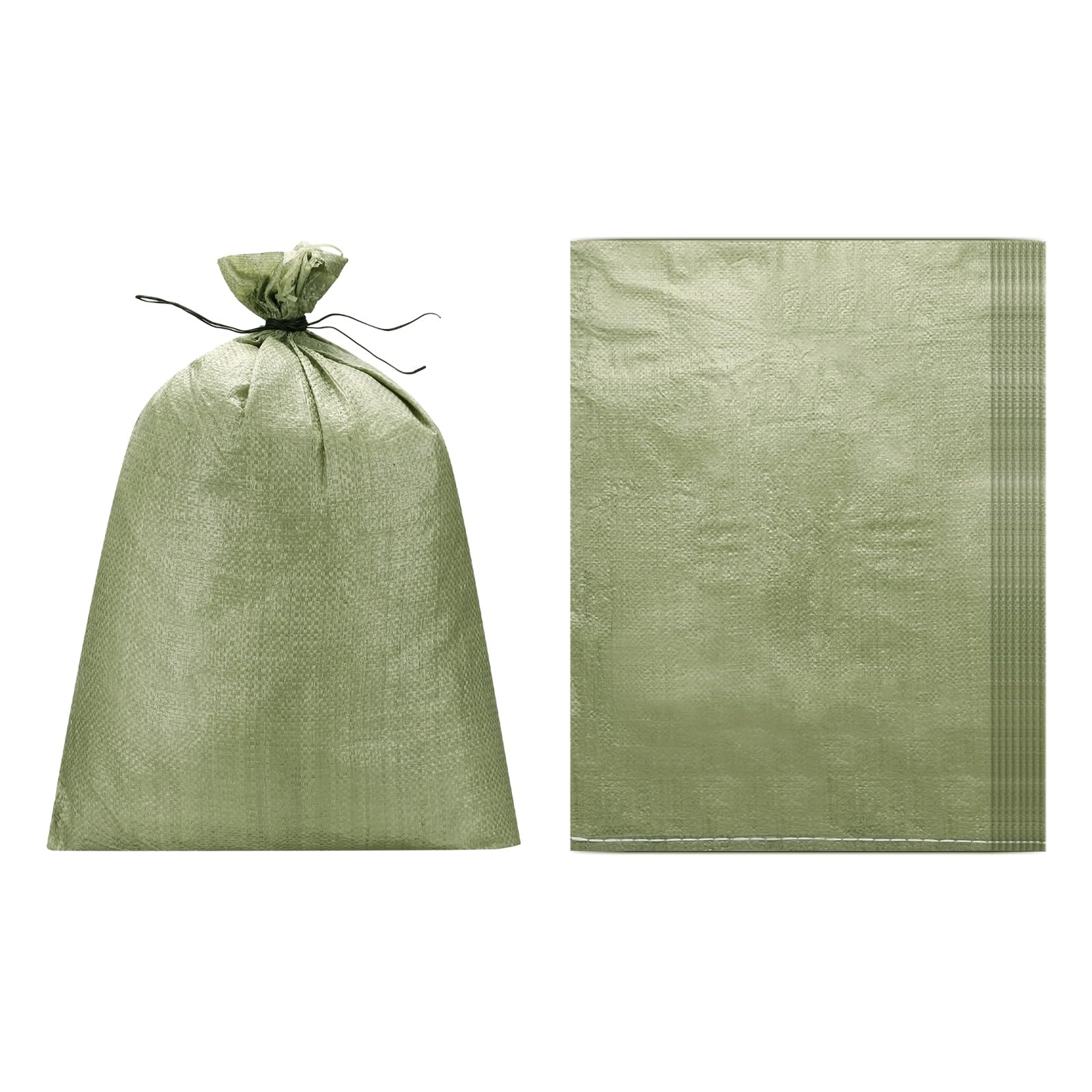 Bolsas de arena para construcción y proyectos exteriores en sacos de polipropileno gris