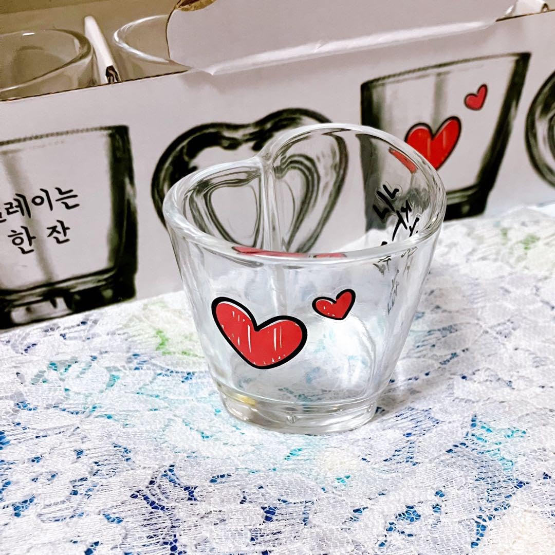 Amazon | チャミスル ショットグラス 4つセット 韓国