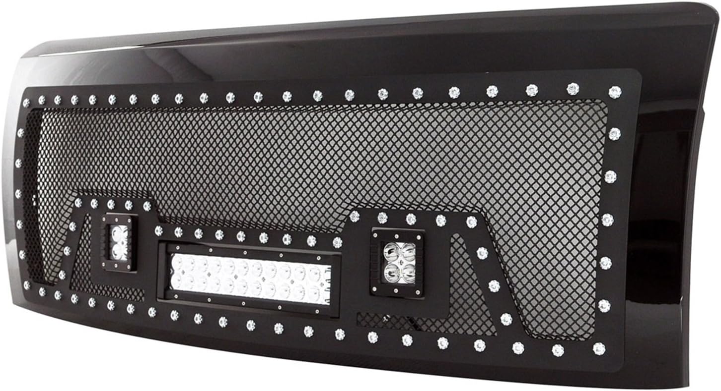 48-0824 Evolution Black Stainless Steel Wire Mesh Packaged Grille