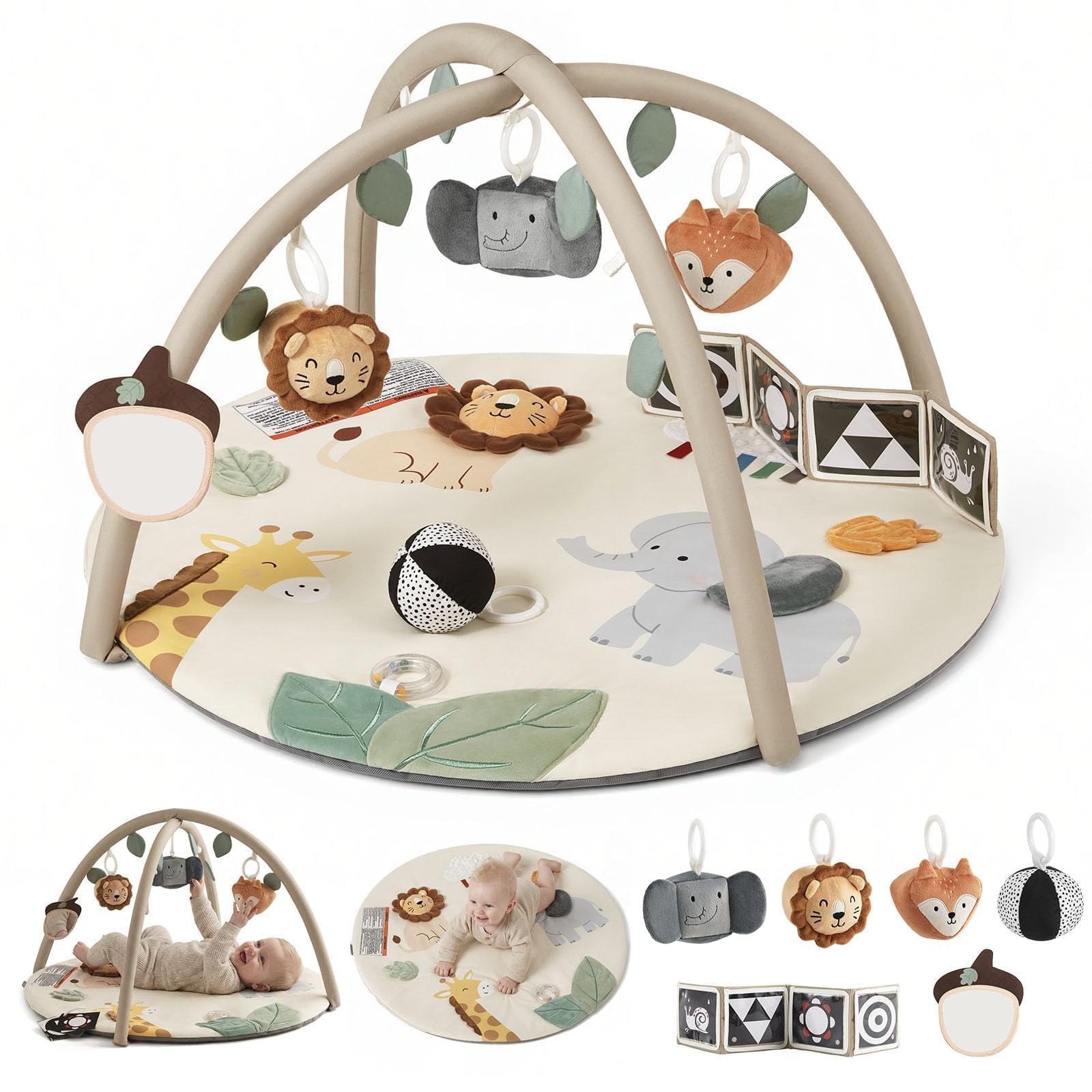 Photo 1 of Blissful Diary Baby Play Gym Activity Mat