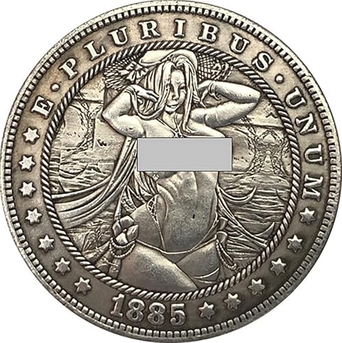 Miniatura 1 de Beauty Beach Girl Collection - Moneda conmemorativa de moneda de níquel con copia antigua de Estados Unidos funda protectora incluida