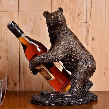 Amazon.co.jp: ワインラック クマのワインボトルホルダー 素朴な動物の Amazon.co.jp: ワインラック クマのワインボトルホルダー 素朴な動物の
