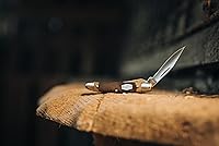 Vista 4 de Old Timer 18OT Mighty Mite Navaja de bolsillo plegable tradicional de acero inoxidable de 4.7 pulgadas con hoja de punta de clip de 2 pulgadas