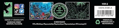 Miniatura 8 de Ceaco - Undersea - Glow - Rompecabezas de 750 piezas