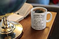 Vista 5 de DQG CVT Mejor regalo para tío - Gracias por ser mi tío Taza de café divertida - Regalos de broma para tíos - Ideas geniales de regalo para el Día