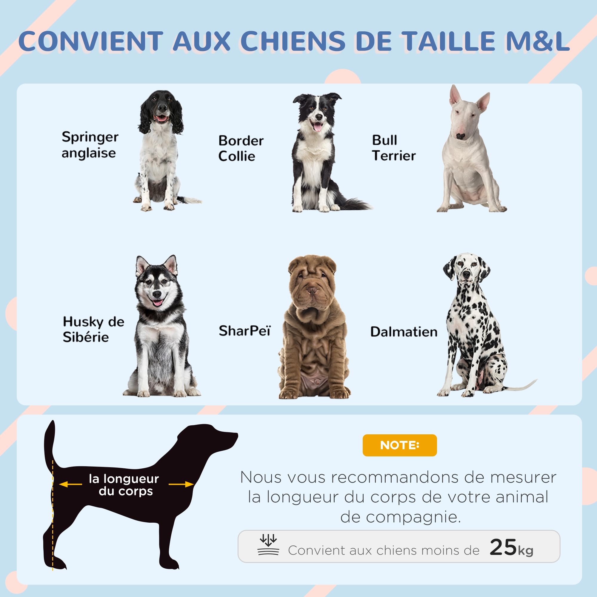 PawHut Niche pour Chien extérieure en Bois, Maison Chien avec Plancher Amovible, Pieds réglables, 84 x 99 x 87 cm, Gris