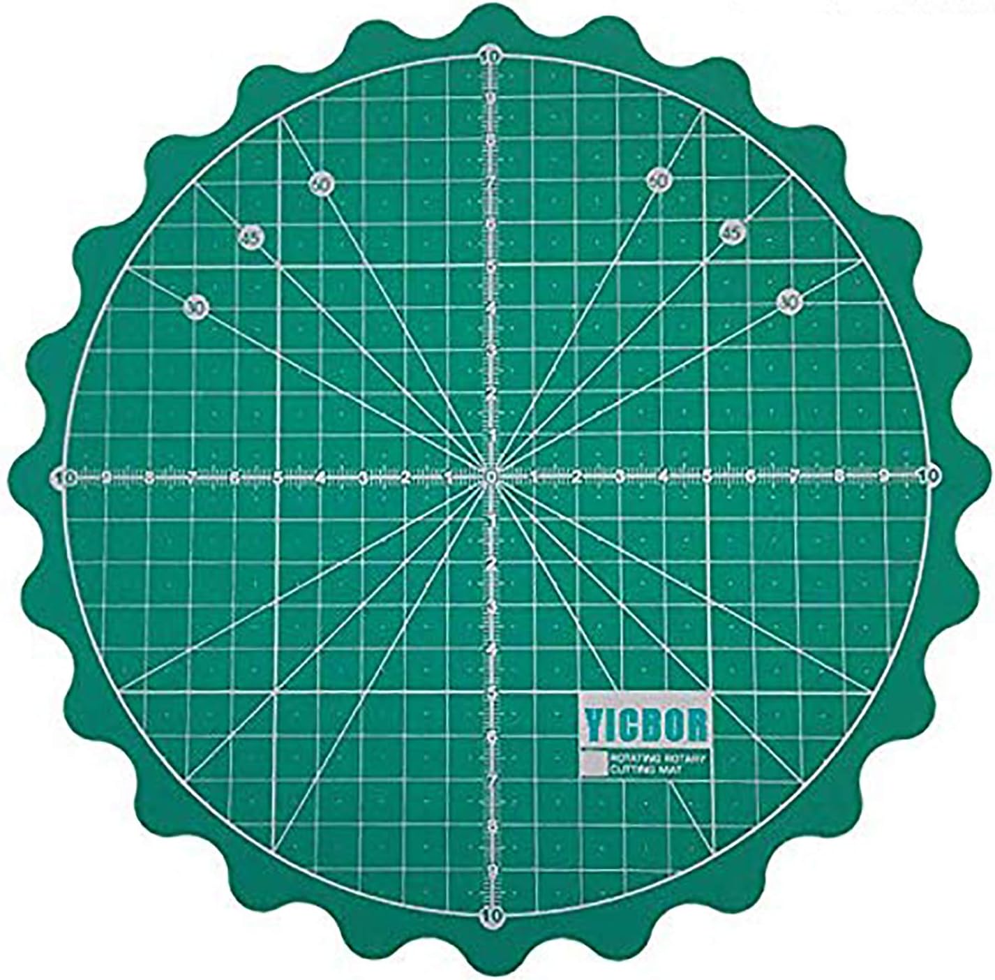 Green Self Healing Rotary Cutting Mat, Size 8" x 8", for Office School Supplies Quilting