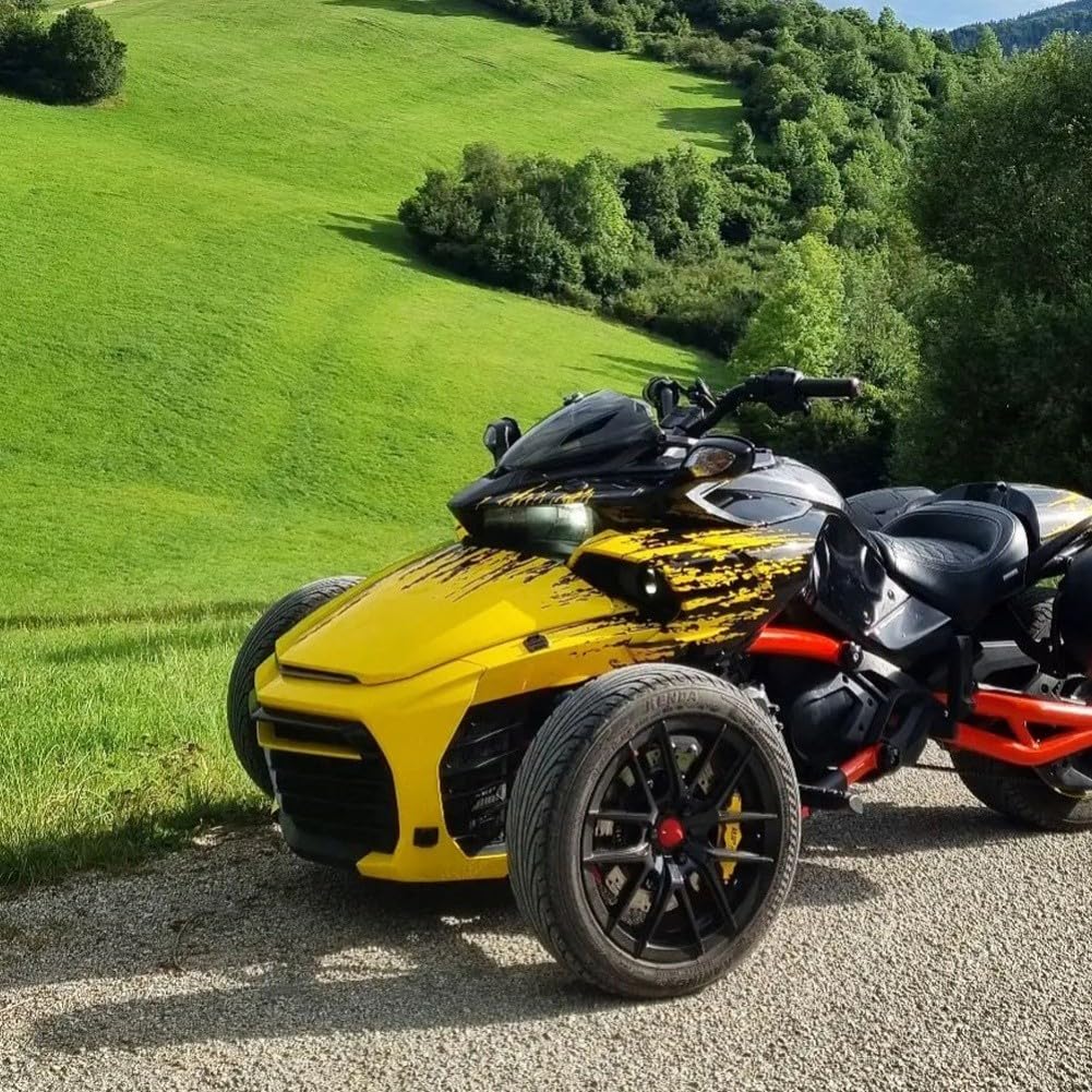 Deflector de parabrisas delantero en negro para Can-am Spyder F3 F3-s año 2015-2023, compatible con número OEM 219400531, material resistente